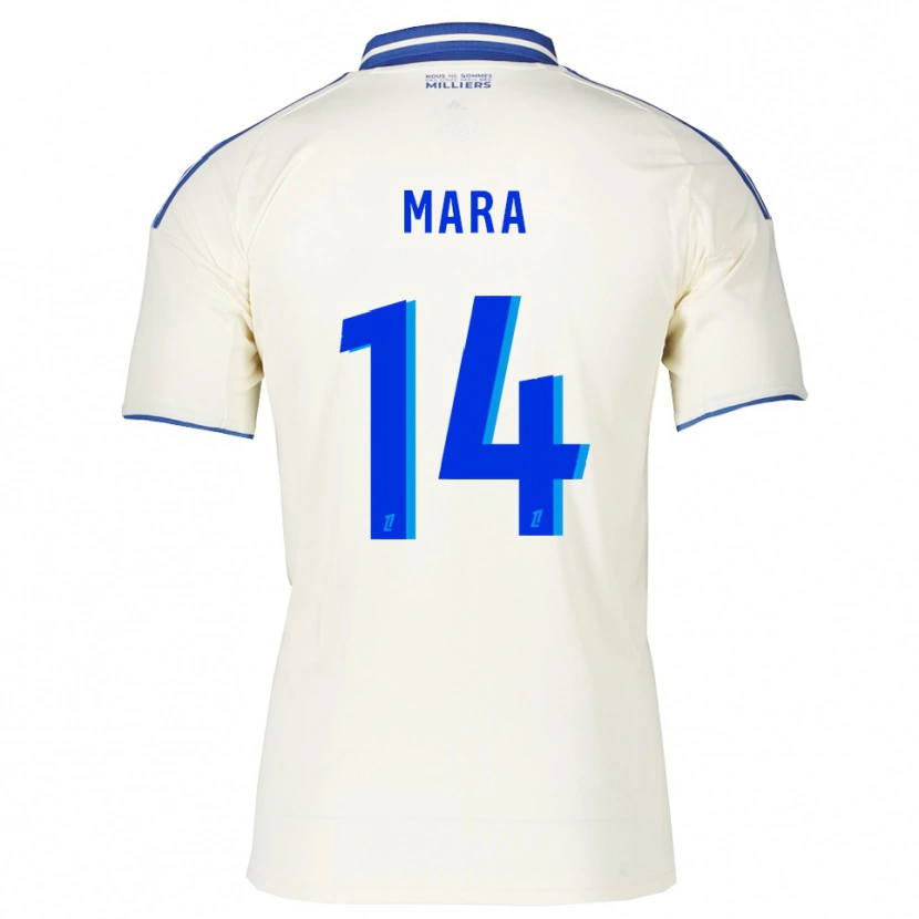 Danxen Femme Maillot Sékou Mara #14 Champagne Bleu Tenues Extérieur 2025/26 T-Shirt