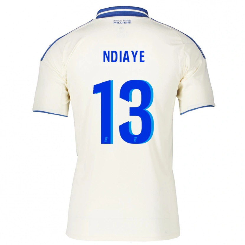 Danxen Femme Maillot Serigne Ndiaye #13 Champagne Bleu Tenues Extérieur 2025/26 T-Shirt