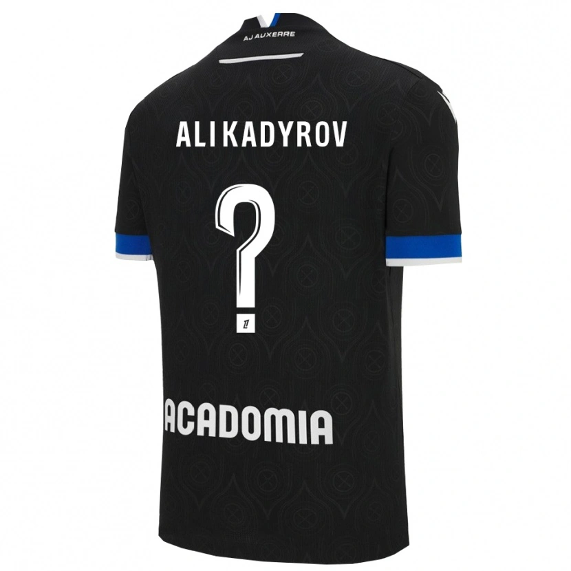 Danxen Femme Maillot Tourpal Ali Kadyrov #0 Noir Blanc Tenues Extérieur 2025/26 T-Shirt