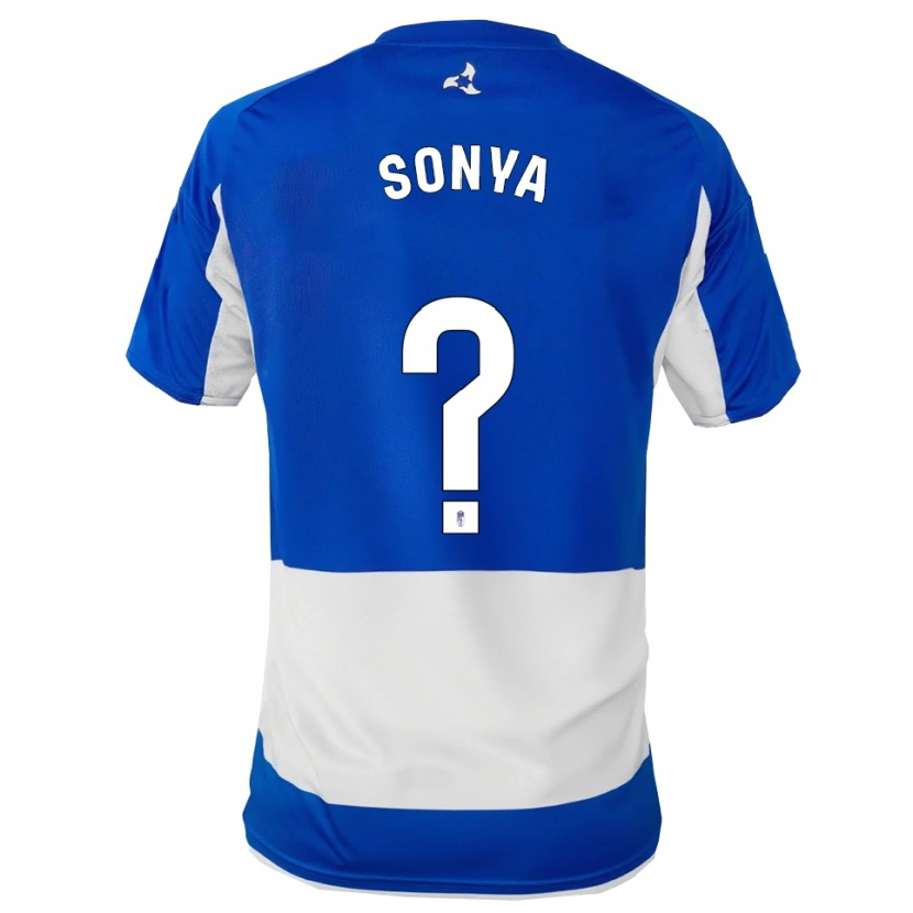 Danxen Femme Maillot Sonya Camila Keefe Navarro #0 Bleu Blanc Tenues Extérieur 2025/26 T-Shirt