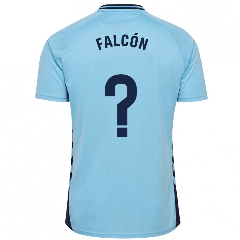 Danxen Femme Maillot Toni Falcón #0 Bleu Ciel Tenues Extérieur 2025/26 T-Shirt