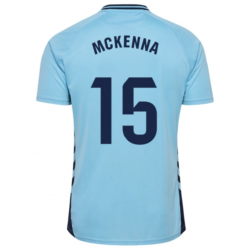 Danxen Femme Maillot Scott Mckenna #15 Bleu Ciel Tenues Extérieur 2025/26 T-Shirt
