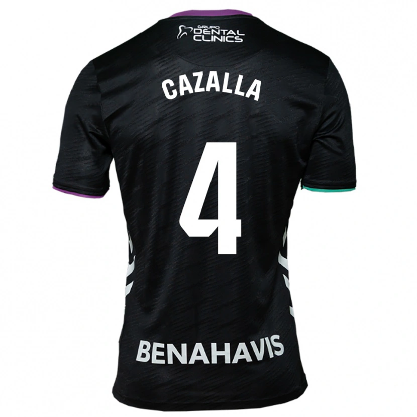 Danxen Femme Maillot Marta Cazalla #4 Noir Violet Vert Tenues Extérieur 2025/26 T-Shirt