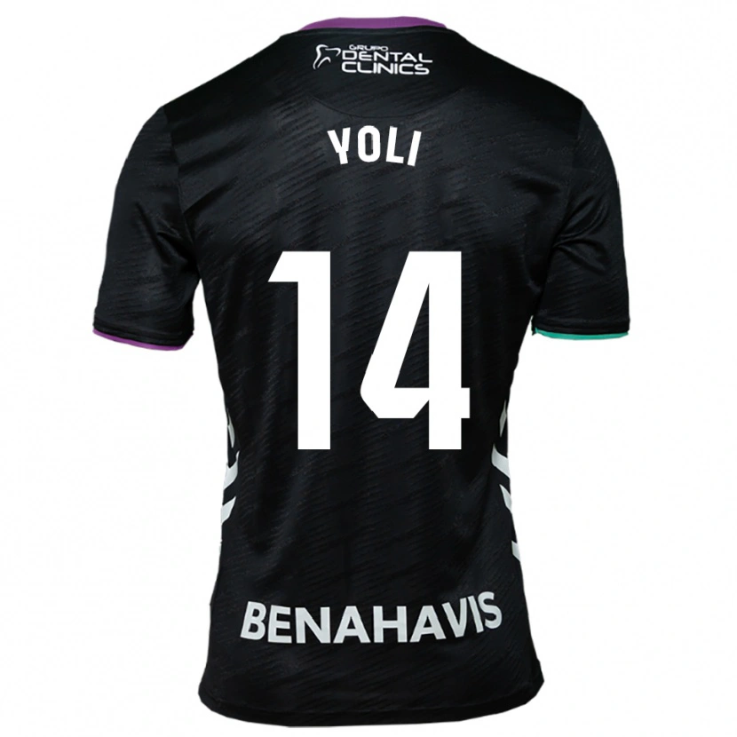 Danxen Femme Maillot Yolanda Peche Jaaskelainen #14 Noir Violet Vert Tenues Extérieur 2025/26 T-Shirt