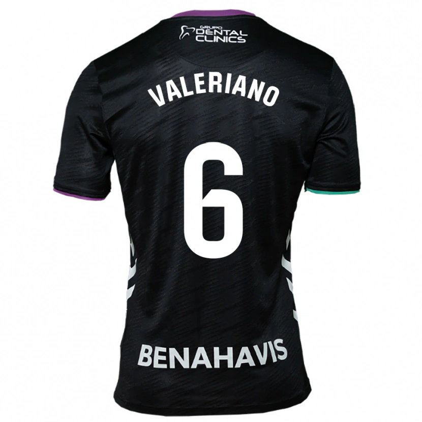 Danxen Femme Maillot Nerea Valeriano Martínez #6 Noir Violet Vert Tenues Extérieur 2025/26 T-Shirt