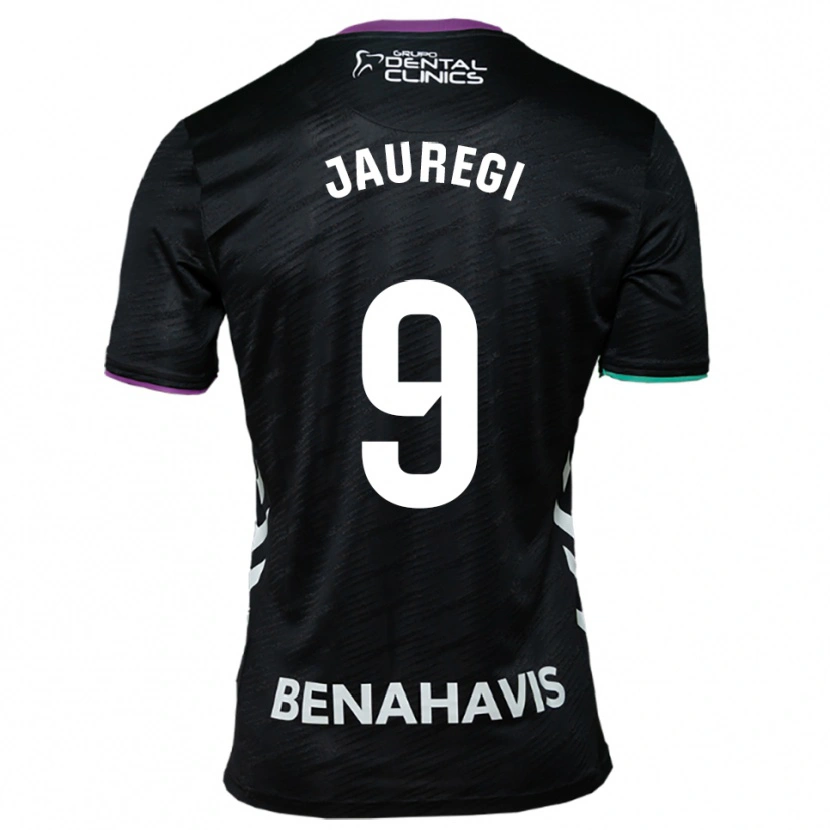 Danxen Femme Maillot Eneko Jauregi #9 Noir Violet Vert Tenues Extérieur 2025/26 T-Shirt