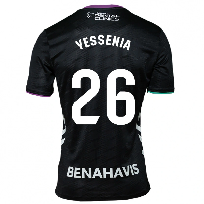 Danxen Femme Maillot Yessenia Alcaide Martin #26 Noir Violet Vert Tenues Extérieur 2025/26 T-Shirt