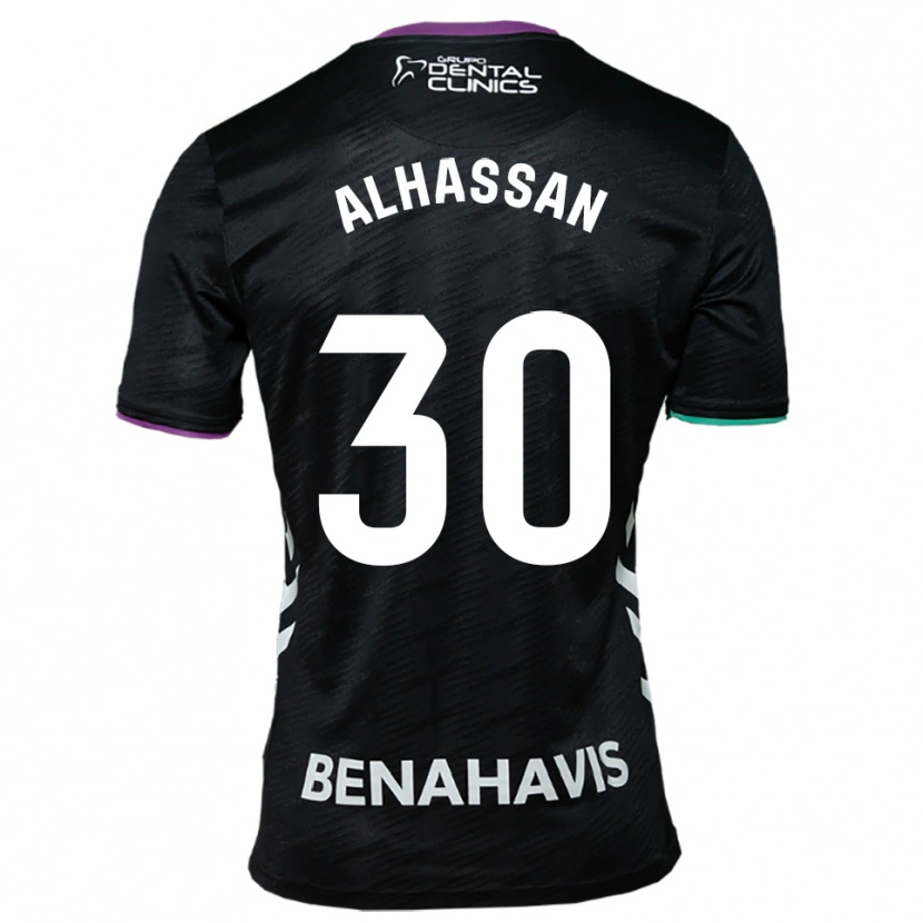 Danxen Femme Maillot Mubarak Alhassan #30 Noir Violet Vert Tenues Extérieur 2025/26 T-Shirt