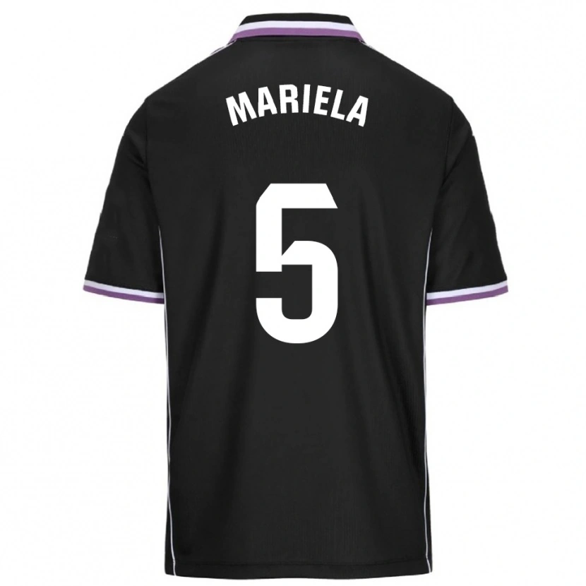 Danxen Femme Maillot Mariela Conde Gomez #5 Violet Noir Tenues Extérieur 2025/26 T-Shirt
