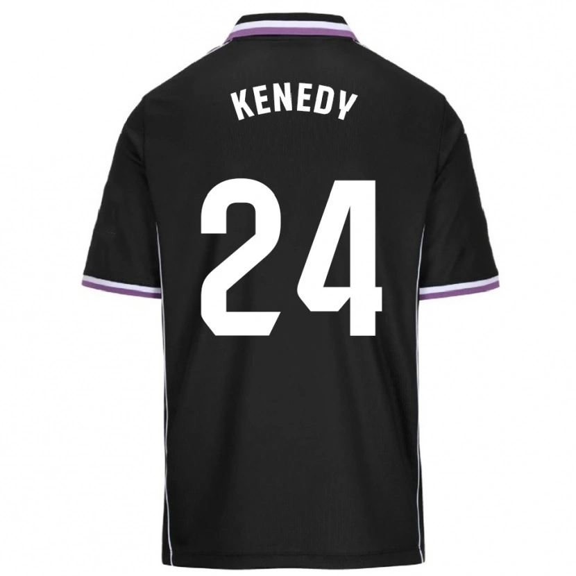 Danxen Femme Maillot Kenedy #24 Violet Noir Tenues Extérieur 2025/26 T-Shirt