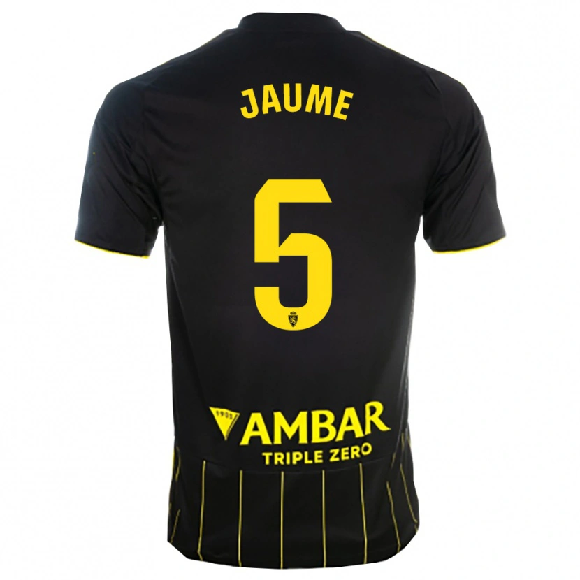 Danxen Femme Maillot Jaume Grau #5 Noir Jaune Tenues Extérieur 2025/26 T-Shirt