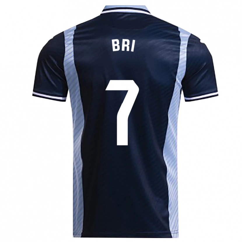 Danxen Femme Maillot Diego Bri #7 Marine Bleu Ciel Tenues Extérieur 2025/26 T-Shirt