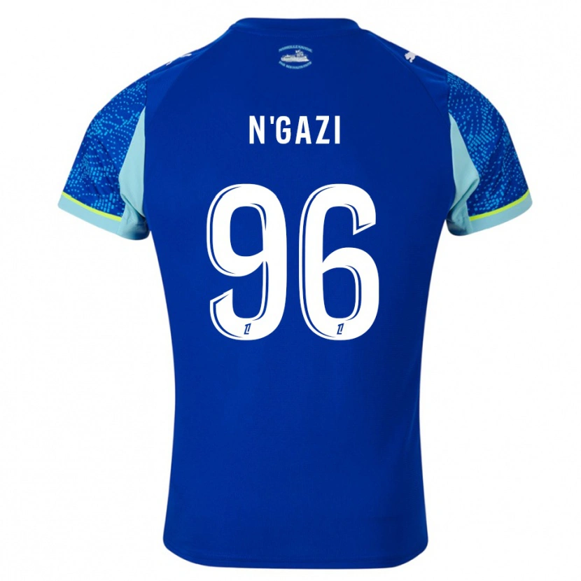 Danxen Femme Maillot Chloé N'gazi #96 Bleu Ciel Blanc Troisieme 2025/26 T-Shirt