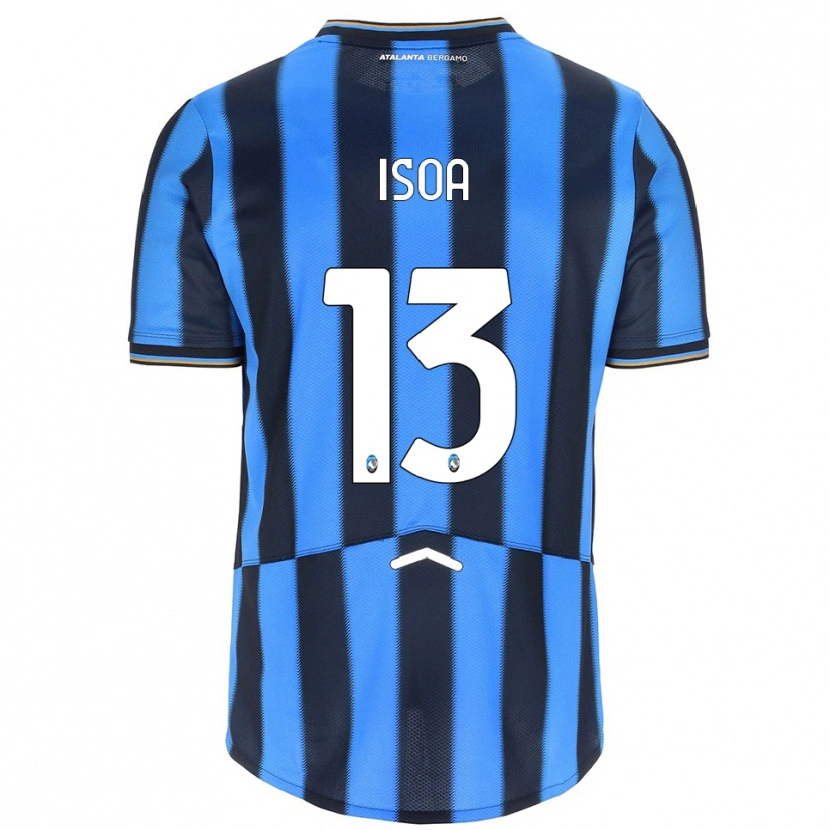 Danxen Enfant Maillot Isaac Isoa #13 Bleu Ciel Noir Tenues Domicile 2025/26 T-Shirt