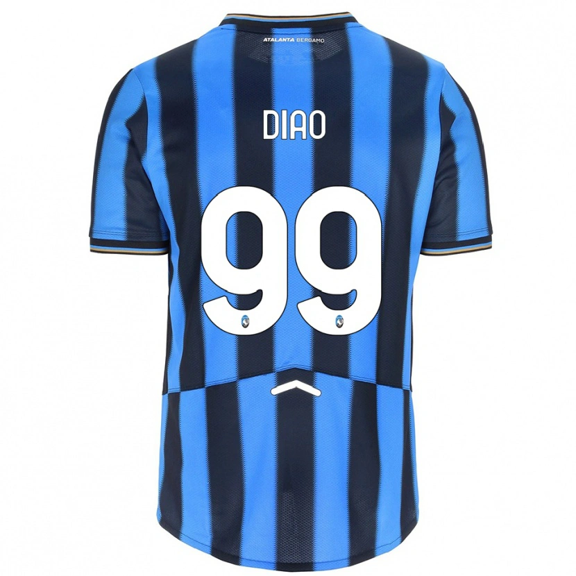 Danxen Enfant Maillot Siren Diao #99 Bleu Ciel Noir Tenues Domicile 2025/26 T-Shirt
