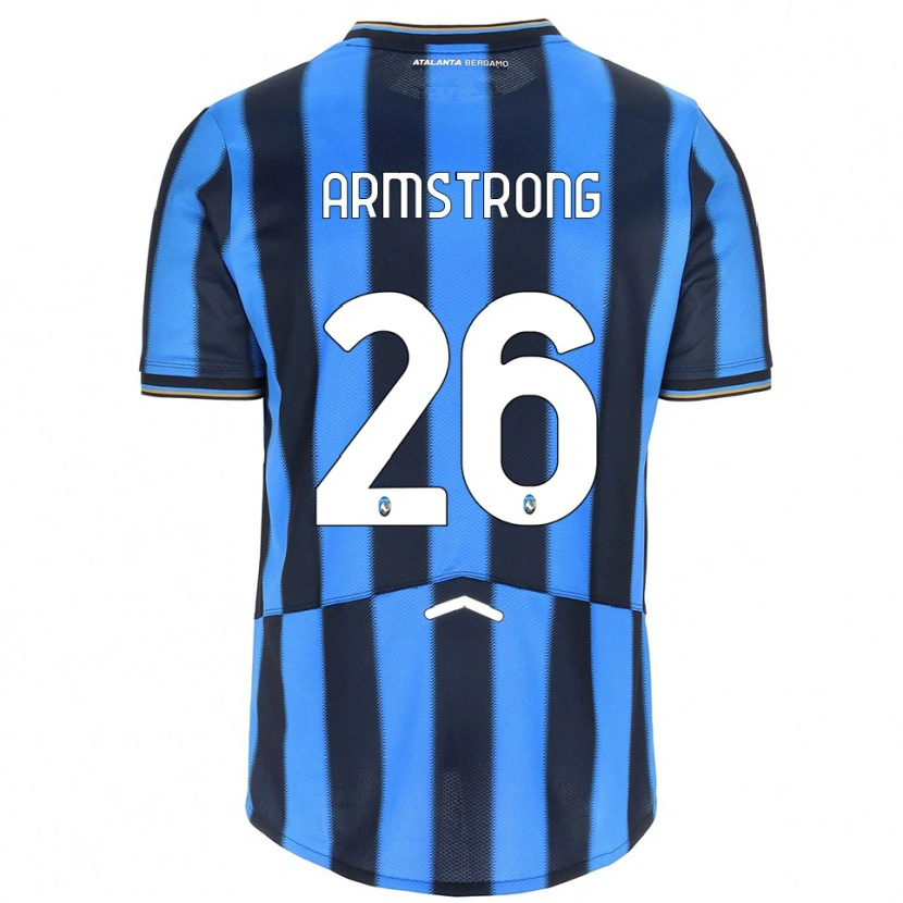 Danxen Enfant Maillot Daniel Armstrong #26 Bleu Ciel Noir Tenues Domicile 2025/26 T-Shirt