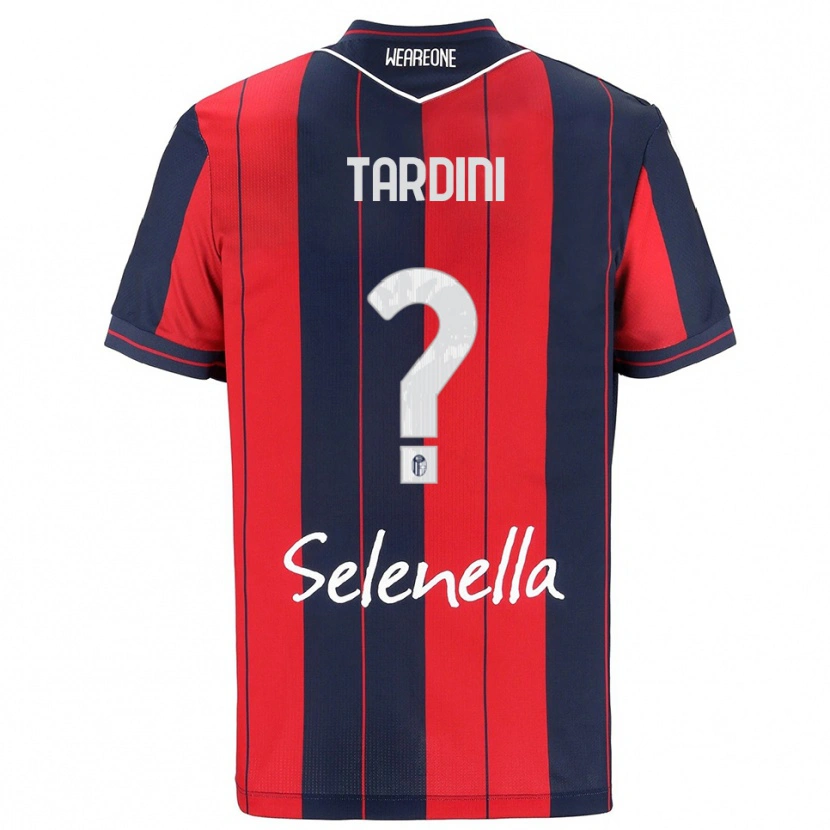Danxen Enfant Maillot Sara Tardini #0 Rouge Marine Tenues Domicile 2025/26 T-Shirt