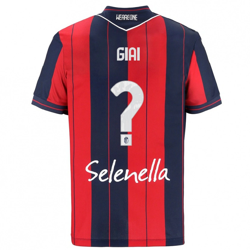 Danxen Enfant Maillot Alice Giai #0 Rouge Marine Tenues Domicile 2025/26 T-Shirt