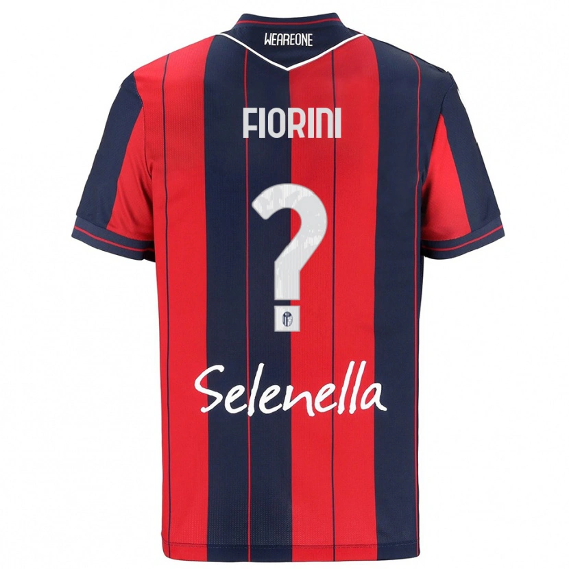 Danxen Enfant Maillot Mattia Fiorini #0 Rouge Marine Tenues Domicile 2025/26 T-Shirt