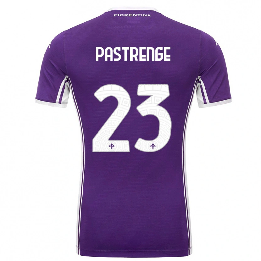 Danxen Enfant Maillot Lucia Pastrenge #23 Violet Blanc Tenues Domicile 2025/26 T-Shirt