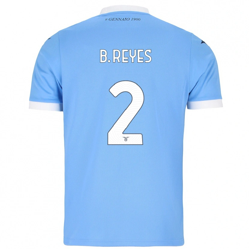 Danxen Enfant Maillot Carina Alicia Baltrip-Reyes #2 Bleu Ciel Blanc Tenues Domicile 2025/26 T-Shirt