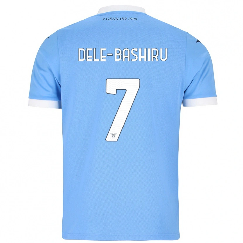 Danxen Enfant Maillot Fisayo Dele-Bashiru #7 Bleu Ciel Blanc Tenues Domicile 2025/26 T-Shirt