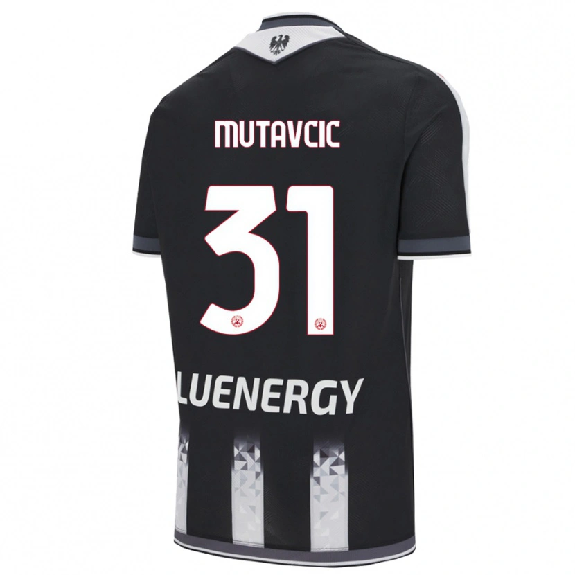 Danxen Enfant Maillot Jan Mutavcic #31 Noir Blanc Tenues Domicile 2025/26 T-Shirt