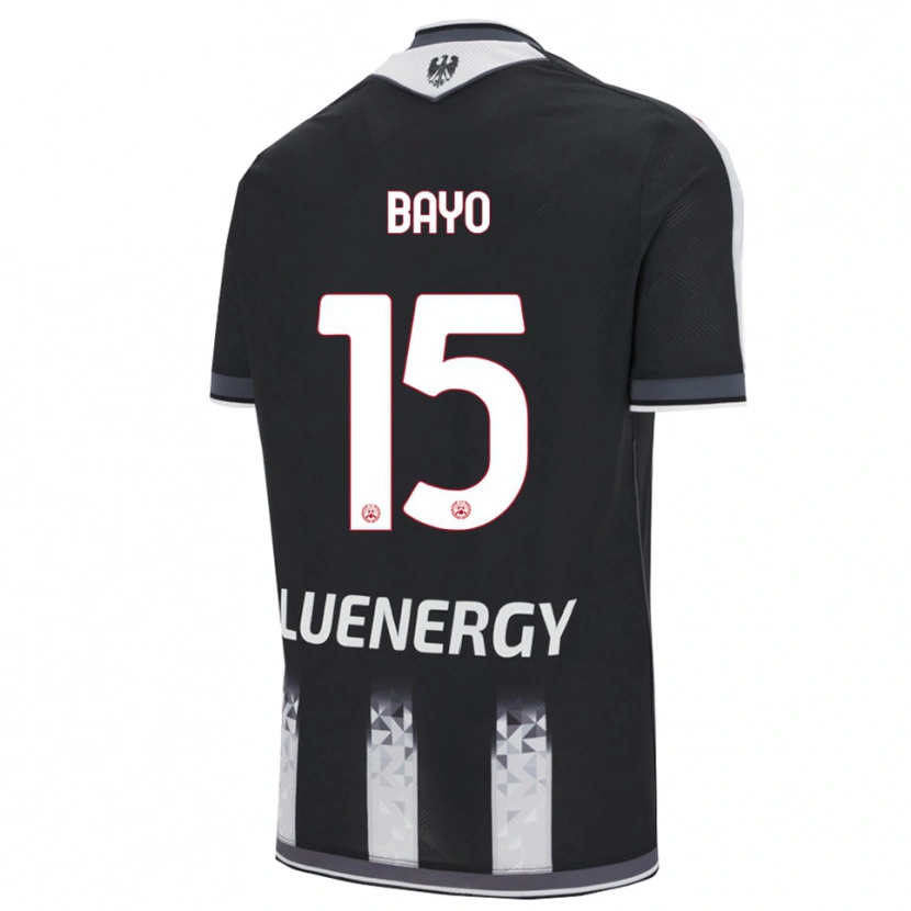 Danxen Enfant Maillot Vakoun Bayo #15 Noir Blanc Tenues Domicile 2025/26 T-Shirt