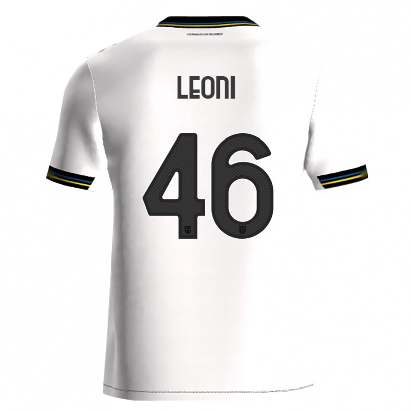 Danxen Enfant Maillot Giovanni Leoni #46 Blanc Noir Tenues Domicile 2025/26 T-Shirt