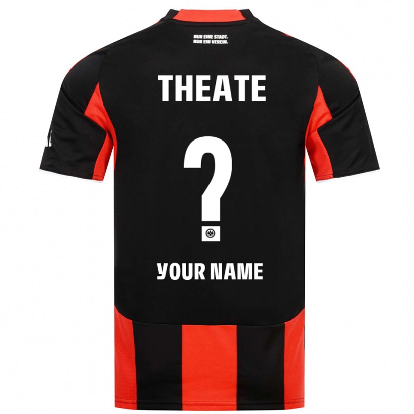 Danxen Enfant Maillot Votre Nom #0 Noir Rouge Tenues Domicile 2025/26 T-Shirt