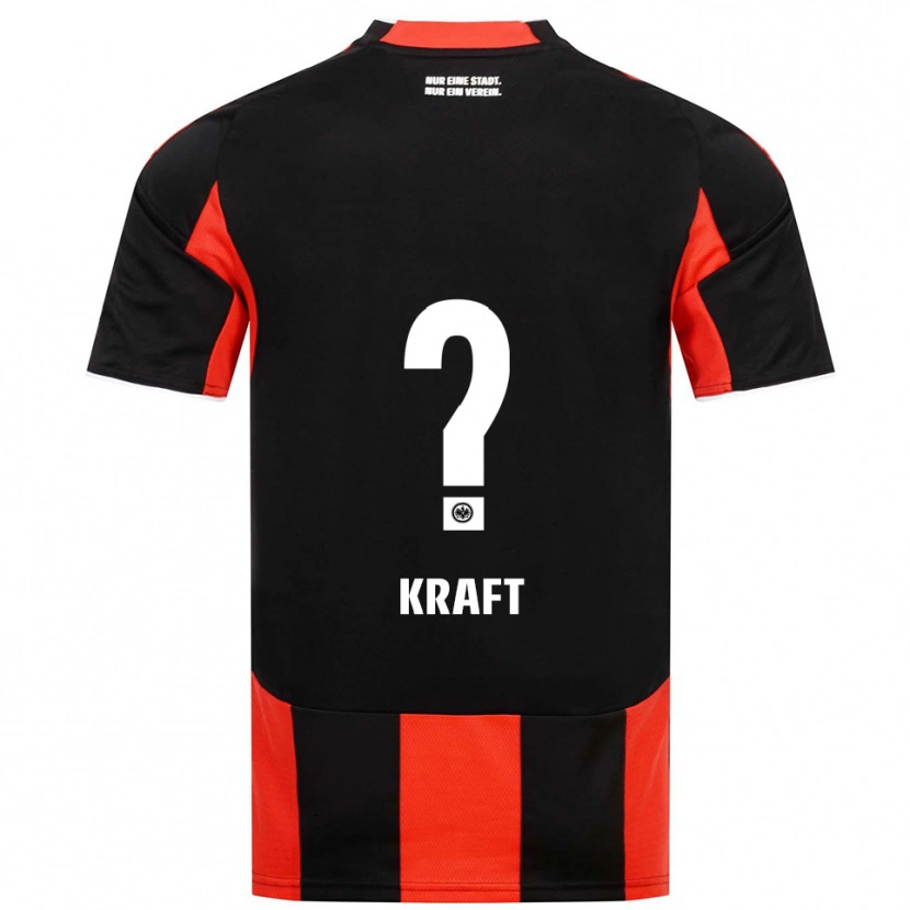 Danxen Enfant Maillot Nico Kraft #0 Noir Rouge Tenues Domicile 2025/26 T-Shirt