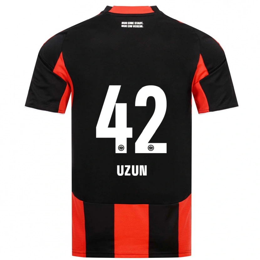 Danxen Enfant Maillot Can Uzun #42 Noir Rouge Tenues Domicile 2025/26 T-Shirt