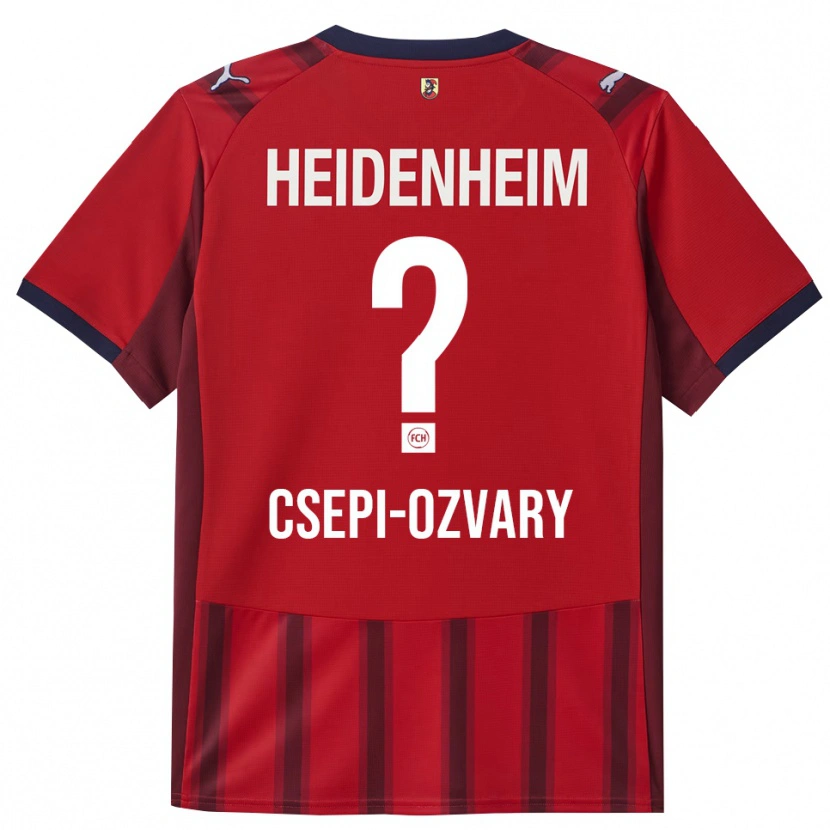 Danxen Enfant Maillot Marcell Csepi-Ozvary #0 Rouge Marine Tenues Domicile 2025/26 T-Shirt
