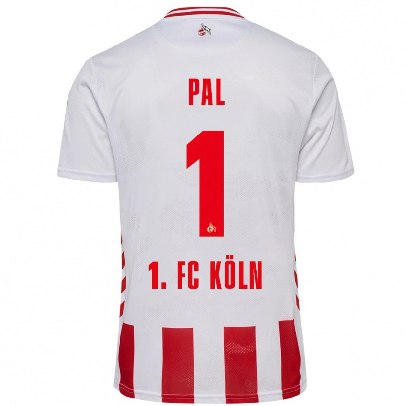 Danxen Enfant Maillot Jasmin Pal #1 Blanc Rouge Tenues Domicile 2025/26 T-Shirt