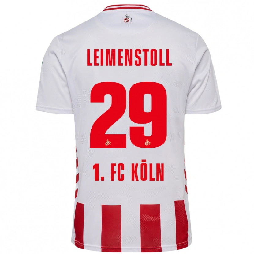 Danxen Enfant Maillot Vanessa Leimen­stoll #29 Blanc Rouge Tenues Domicile 2025/26 T-Shirt