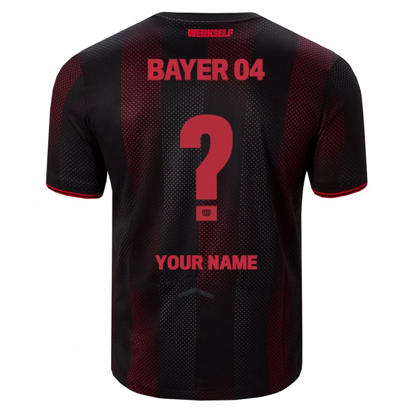 Danxen Enfant Maillot Votre Nom #0 Noir Rouge Tenues Domicile 2025/26 T-Shirt
