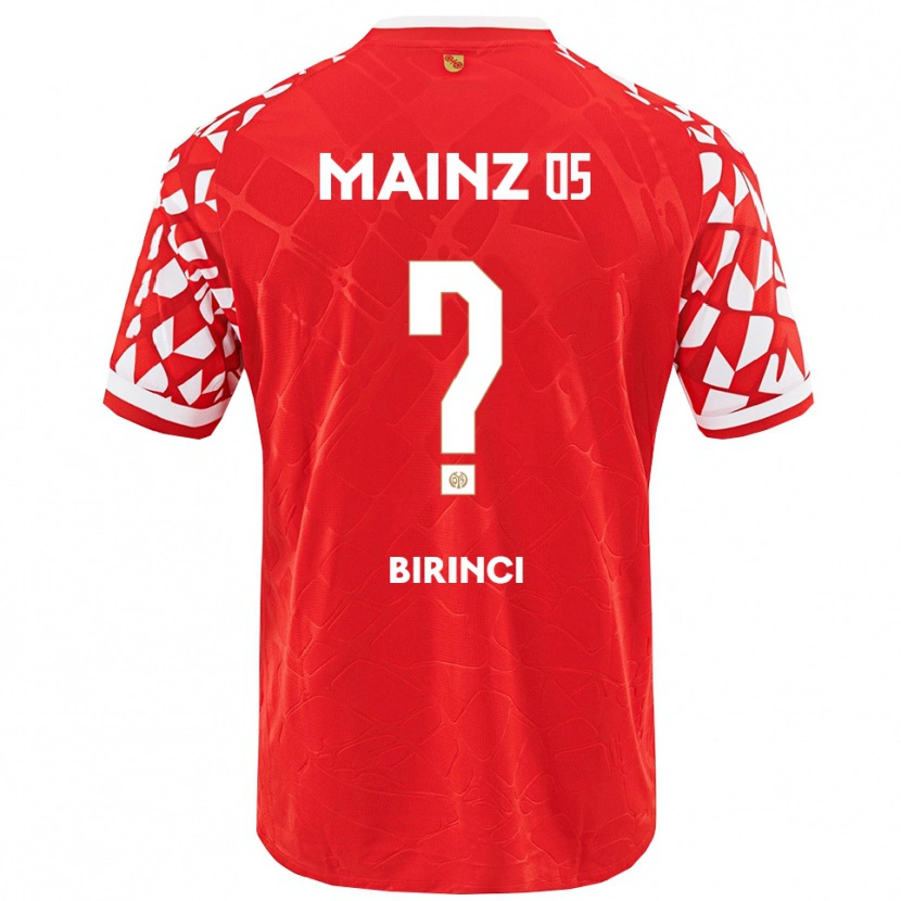 Danxen Enfant Maillot Muhammed Birinci #0 Rouge Blanc Tenues Domicile 2025/26 T-Shirt