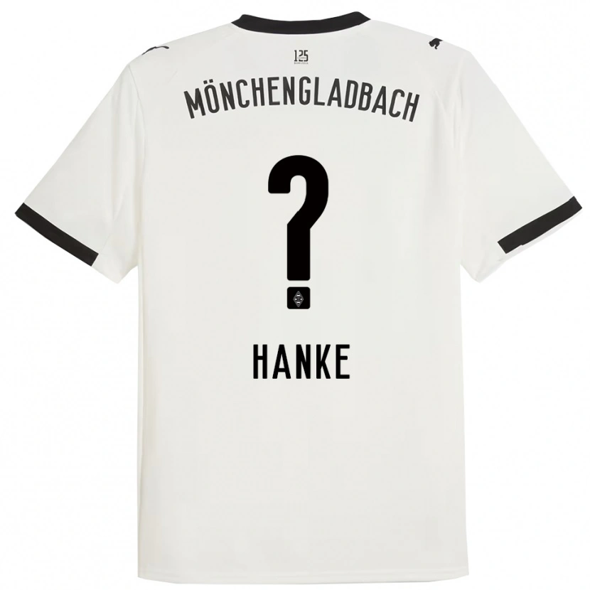 Danxen Enfant Maillot Jayron-Cain Hanke #0 Blanc Noir Tenues Domicile 2025/26 T-Shirt