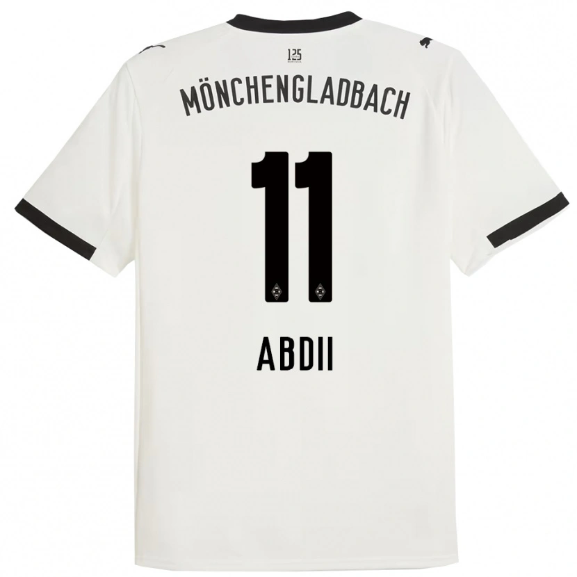 Danxen Enfant Maillot Alina Abdii #11 Blanc Noir Tenues Domicile 2025/26 T-Shirt