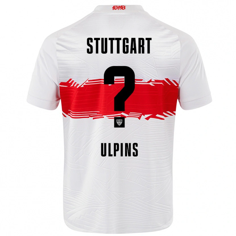 Danxen Enfant Maillot Timo Ulpins #0 Blanc Rouge Tenues Domicile 2025/26 T-Shirt