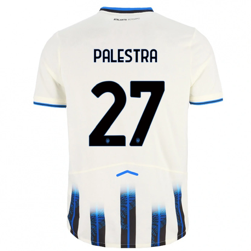 Danxen Enfant Maillot Marco Palestra #27 Blanc Bleu Tenues Extérieur 2025/26 T-Shirt