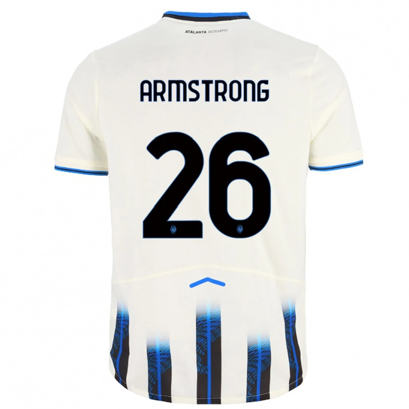 Danxen Enfant Maillot Daniel Armstrong #26 Blanc Bleu Tenues Extérieur 2025/26 T-Shirt