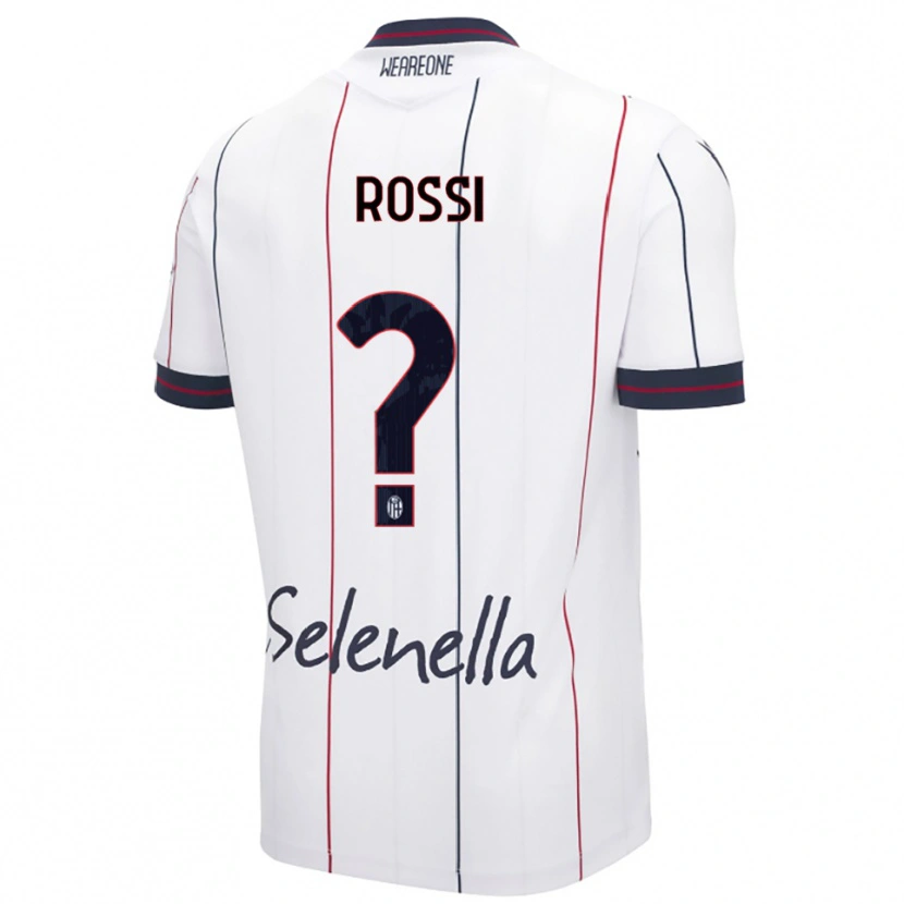 Danxen Enfant Maillot Alice Rossi #0 Blanc Bleu Roi Tenues Extérieur 2025/26 T-Shirt