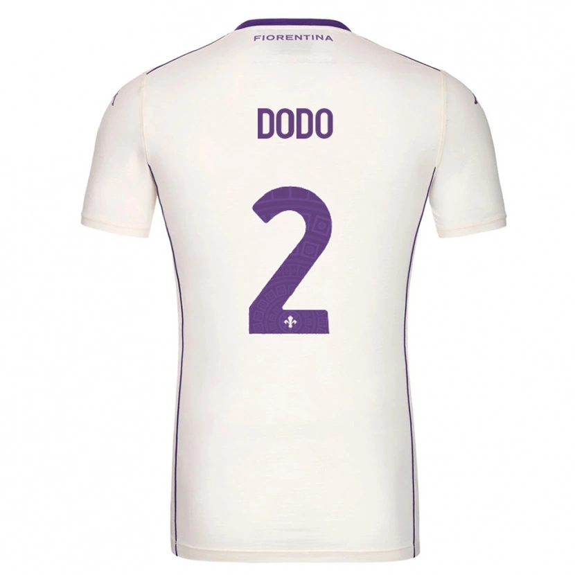 Danxen Enfant Maillot Dodô #2 Blanc Violet Rouge Tenues Extérieur 2025/26 T-Shirt