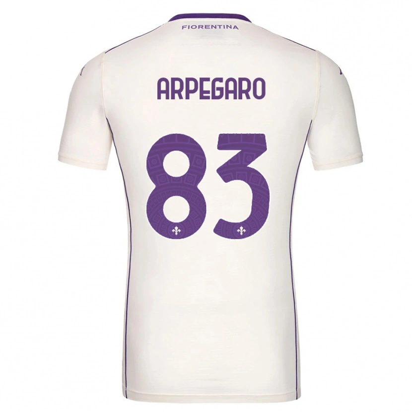 Danxen Enfant Maillot Sofia Arpegaro #83 Blanc Violet Rouge Tenues Extérieur 2025/26 T-Shirt