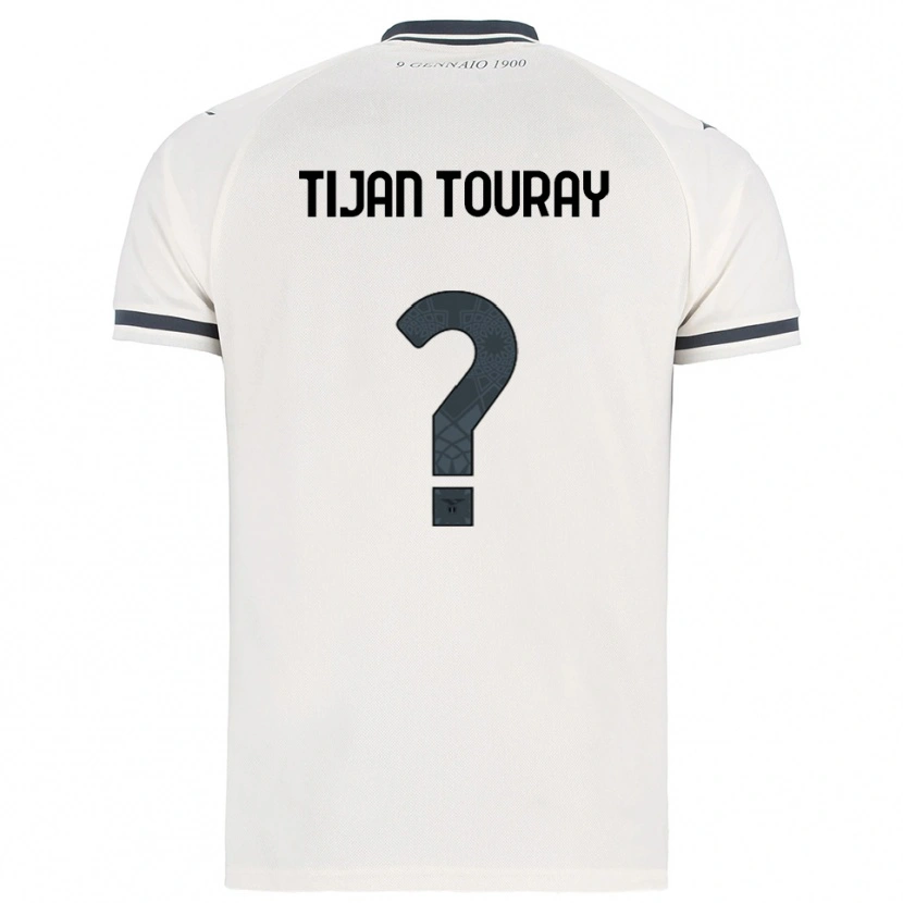 Danxen Enfant Maillot Sheikh Tijan Touray #0 Blanc Marine Tenues Extérieur 2025/26 T-Shirt