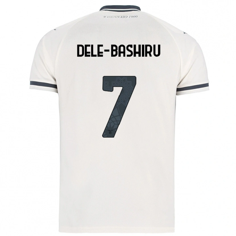 Danxen Enfant Maillot Fisayo Dele-Bashiru #7 Blanc Marine Tenues Extérieur 2025/26 T-Shirt
