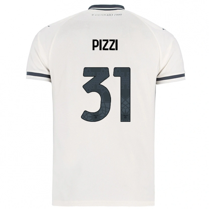 Danxen Enfant Maillot Giorgia Pizzi #31 Blanc Marine Tenues Extérieur 2025/26 T-Shirt
