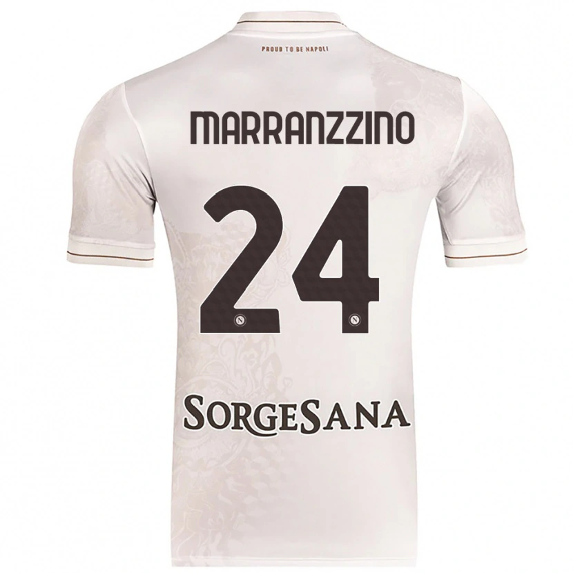 Danxen Enfant Maillot Pasquale Marranzzino #24 Champagne Marron Tenues Extérieur 2025/26 T-Shirt
