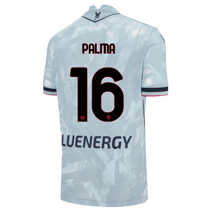 Danxen Enfant Maillot Matteo Palma #16 Bleu Clair Noir Tenues Extérieur 2025/26 T-Shirt